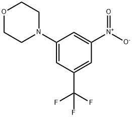 Morpholine, 4-[3-nitro-5-(trifluoromethyl)phenyl]- 结构式