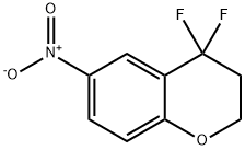 2H-1-Benzopyran, 4,4-difluoro-3,4-dihydro-6-nitro- 结构式