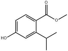 Methyl 4-hydroxy-2-isopropylbenzoate 结构式