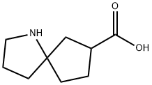 1-氮杂螺[4.4]壬烷-7-甲酸 结构式