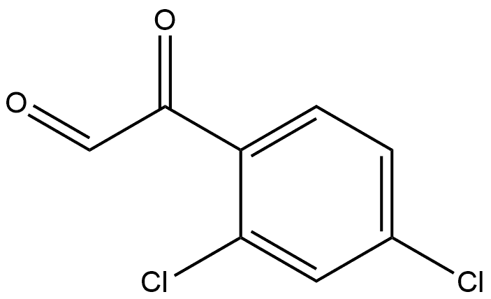2,4-二氯苯基乙二醛 结构式