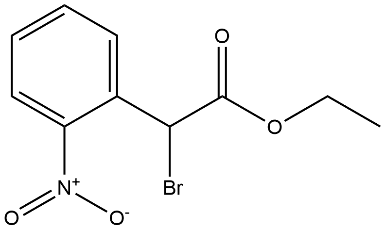 ethyl 2-bromo-2-(2-nitrophenyl)acetate 结构式