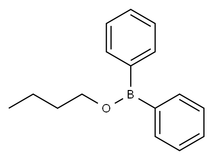 Borinic acid, B,B-diphenyl-, butyl ester 结构式
