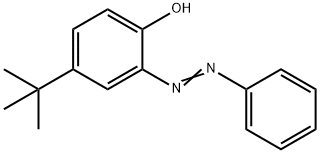 Phenol, 4-(1,1-dimethylethyl)-2-(2-phenyldiazenyl)- 结构式