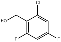 2-氯-4,6-二氟苄醇 结构式