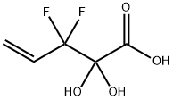 3,3-二氟-2,2-二羟基-4-戊烯酸 结构式