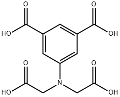 5-氨基二乙酸间苯二甲酸 结构式