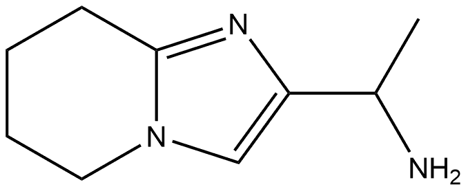 1-(5,6,7,8-四氢咪唑并[1,2-A]吡啶-2-基)乙-1-胺 结构式
