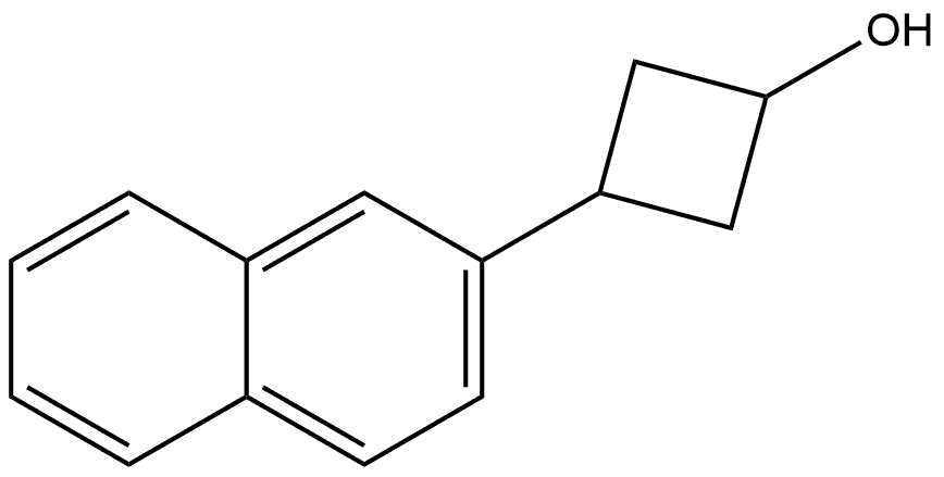 3-(2-萘基)环丁醇 结构式