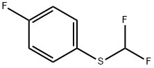 二氟甲基4-氟苯基硫化物 结构式