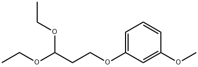 Benzene, 1-(3,3-diethoxypropoxy)-3-methoxy- 结构式