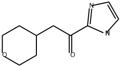 1-(1H-咪唑-2-基)-2-(四氢-2H-吡喃-4-基)乙酮 结构式