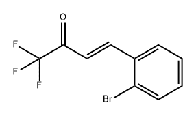 (E)-4-(2-溴苯基)-1,1,1-三氟丁-3-烯-2-酮 结构式