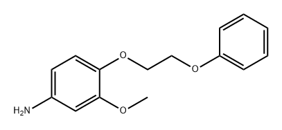 Benzenamine, 3-methoxy-4-(2-phenoxyethoxy)- 结构式