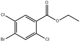 ethyl 4-bromo-2,5-dichlorobenzoate 结构式