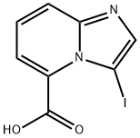 3-iodoimidazo[1,2-a]pyridine-5-carboxylic acid 结构式