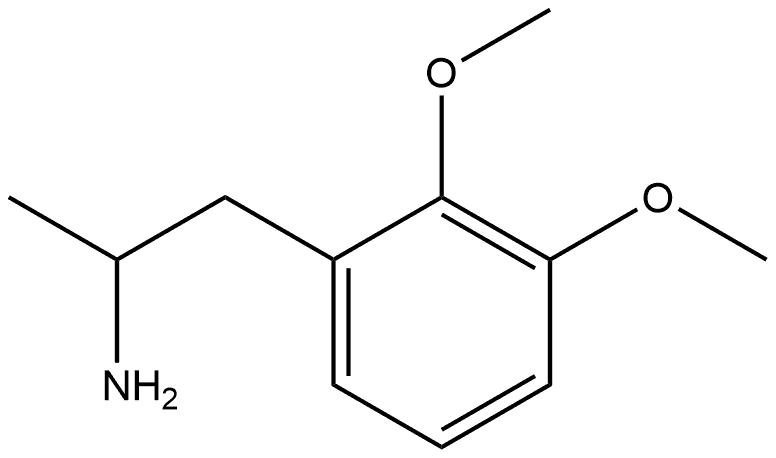 Benzeneethanamine, 2,3-dimethoxy-α-methyl- 结构式