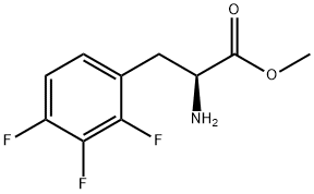 methyl 2-amino-3-(2,3,4-trifluorophenyl)propanoate 结构式