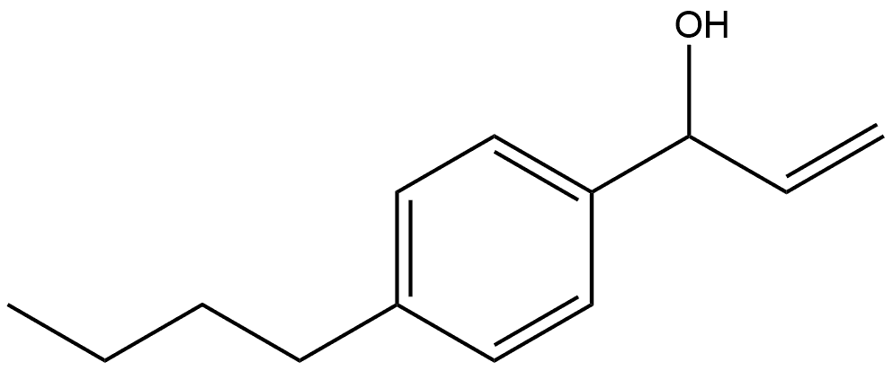 4-Butyl-α-ethenylbenzenemethanol 结构式