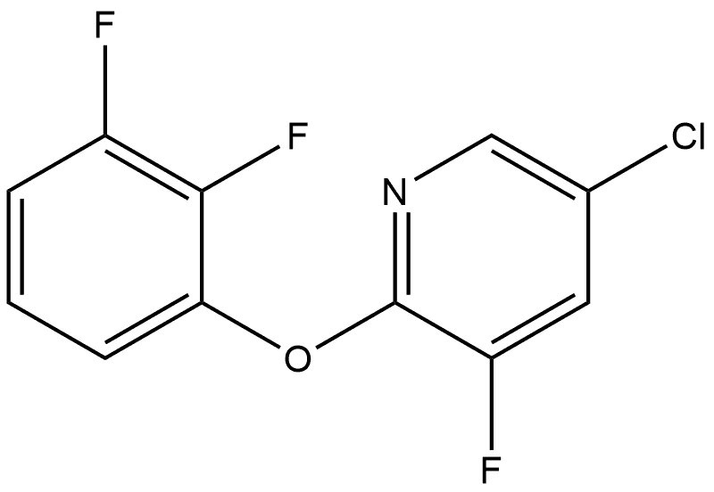 5-Chloro-2-(2,3-difluorophenoxy)-3-fluoropyridine 结构式
