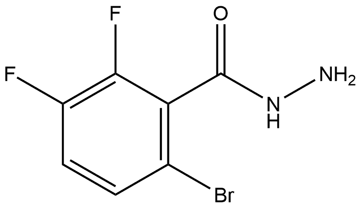 6-Bromo-2,3-difluorobenzoic acid hydrazide 结构式