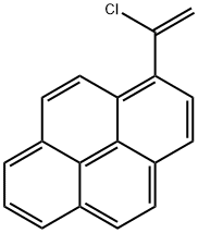 Pyrene, 1-(1-chloroethenyl)- 结构式