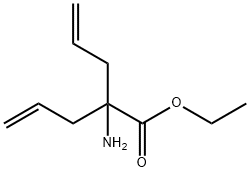 4-Pentenoic acid, 2-amino-2-(2-propen-1-yl)-, ethyl ester 结构式