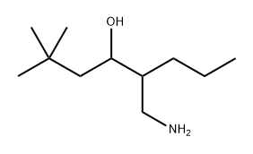 5-(氨基甲基)-2,2-二甲基辛烷-4-醇 结构式