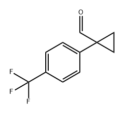 Cyclopropanecarboxaldehyde, 1-[4-(trifluoromethyl)phenyl]- 结构式