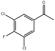 Ethanone, 1-(3,5-dichloro-4-fluorophenyl)- 结构式