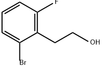2-(2-溴-6-氟苯基)乙醇 结构式