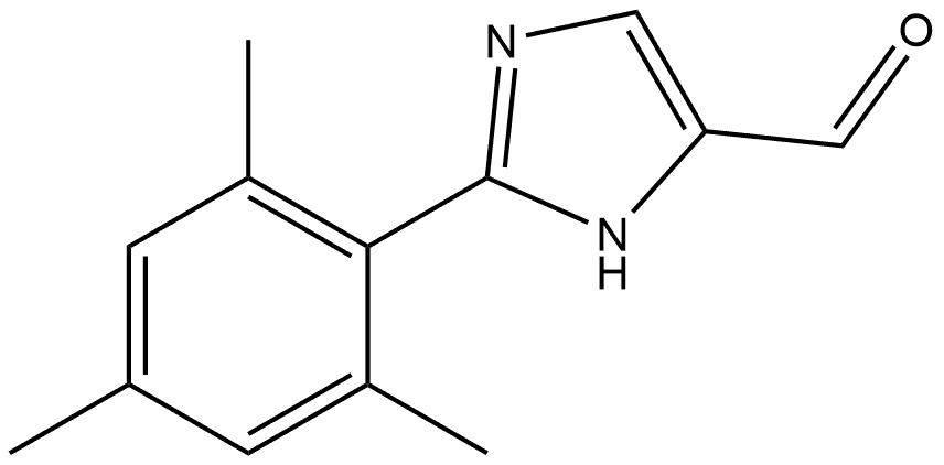 2-均三甲苯基-1H-咪唑-5-甲醛 结构式