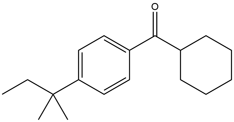 cyclohexyl(4-(tert-pentyl)phenyl)methanone 结构式