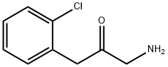 1-amino-3-(2-chlorophenyl)propan-2-one 结构式