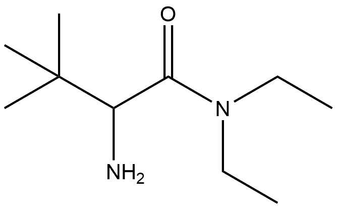 2-Amino-N,N-diethyl-3,3-dimethylbutanamide 结构式