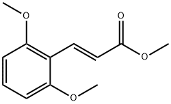 2-Propenoic acid, 3-(2,6-dimethoxyphenyl)-, methyl ester, (2E)- 结构式