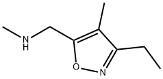 5-Isoxazolemethanamine, 3-ethyl-N,4-dimethyl- 结构式