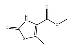 5-甲基-2-氧代-2,3-二氢噻唑-4-羧酸甲酯 结构式