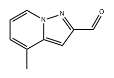 Pyrazolo[1,5-a]pyridine-2-carboxaldehyde, 4-methyl- 结构式