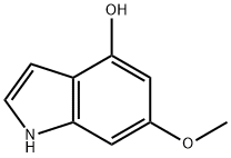 6-甲氧基-1H-吲哚-4-醇 结构式