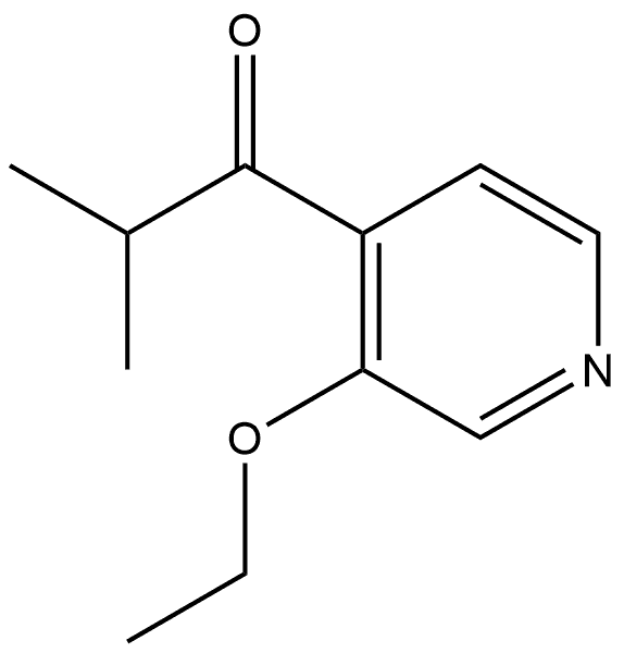 1-(3-Ethoxy-4-pyridinyl)-2-methyl-1-propanone 结构式