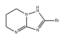 2-溴-3,5,6,7-四氢-[1,2,4]三唑并[1,5-A]嘧啶 结构式