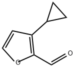 3-环丙基呋喃-2-甲醛 结构式