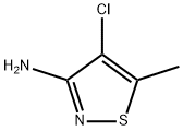 4-氯-5-甲基异噻唑-3-胺 结构式
