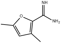 3,5-dimethylfuran-2-carboximidamide 结构式