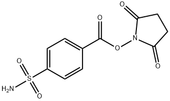 Benzoic acid, 4-(aminosulfonyl)-, 2,5-dioxo-1-pyrrolidinyl ester 结构式