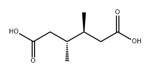 Hexanedioic acid, 3,4-dimethyl-, (R*,S*)- (9CI) 结构式