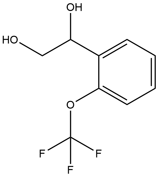 1-[2-(Trifluoromethoxy)phenyl]-1,2-ethanediol 结构式