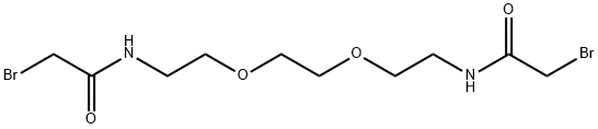 Acetamide, N,N'-[1,2-ethanediylbis(oxy-2,1-ethanediyl)]bis[2-bromo- 结构式