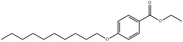 Benzoic acid, 4-(decyloxy)-, ethyl ester 结构式
